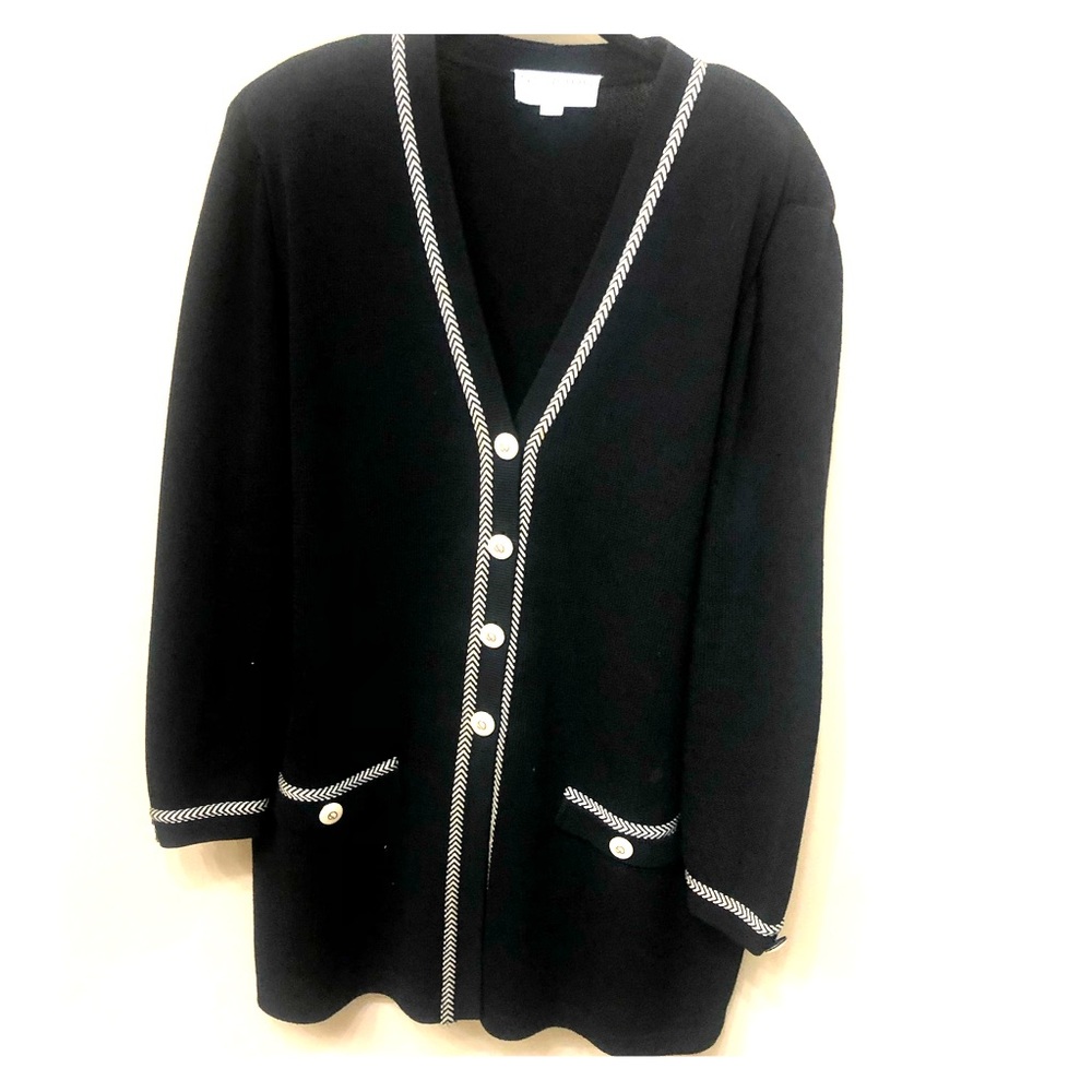 St.john button down jacket plus size